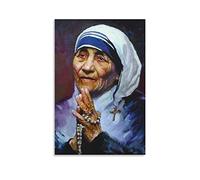 BBSYDH Stampe Quadri 30 * 50cm Senza Cornice Madre Teresa Poster Tela Wall Art Stampa Camera Decorazione Estetica per Camera da letto Casa Living