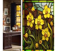 BBTISG 2 pellicole adesive per finestre per la privacy, 45 x 100 cm, per la privacy, per bagno, rimovibili, per la privacy, per casa, ufficio, bagno (stile 27)