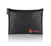 BBTISG Borsa per Documenti Ignifuga, Impermeabile e Ignifuga Piccola Tasca per Riporre Documenti in Silicone Ignifugo per Documenti A4, Documenti, Contanti (27 x 16 cm)