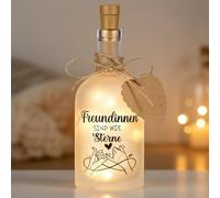 BBTO Luce per Bottiglia a LED Regalo per le Amiche Lucine Decorative Illuminate per Bottiglie per i Regali delle Fidanzate per il Compleanno di Natale(Nozze)