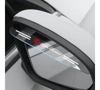 BBTUA 2 Pezzi Deflettore Anti Pioggia per Specchietto Retrovisore per Alfa Romeo Mito 147 156 159 166, Parapioggia Specchietti Paraspruzzi Accessorio Auto