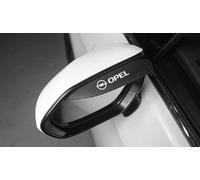 BBTUA 2 Pezzi Deflettore Anti Pioggia per Specchietto Retrovisore per Opel Adam Antara Astra J K L Combo Corsa D E F Crossland X, Parapioggia Specchietti Paraspruzzi Accessorio Auto,Bla-CK