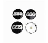 BBTUA 4 Pezzi Coprimozzo Auto per BBS 60mm, Copricerchi Centrale Coprimozzi Copri Badge Coprimozzo Ruota Centrale