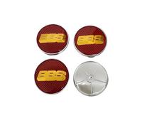 BBTUA 4 Pezzi Coprimozzo Auto per BBS 68mm, Copricerchi Centrale Coprimozzi Copri Badge Coprimozzo Ruota Centrale