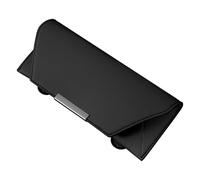 BBTUA Porta Occhiali Auto per Toyota Auris Aygo Aygo X C-HR Corolla Corolla Cross Hilux, Gancio Antiscivolo Regolabile per Parasole Supporto per Occhiali da Sole,Bla-CK