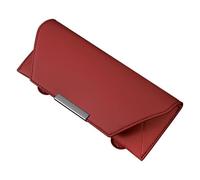 BBTUA Porta Occhiali Auto per VW Caddy MK3 2K Maxi 2003-2019, Gancio Antiscivolo Regolabile per Parasole Supporto per Occhiali da Sole,Red