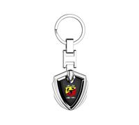 BBTUA Portachiavi Auto per Abarth 595 Abarth 500 Abarth 124 Spider, Portachiavi Personalizzato Multifunzione Uomo Donna Key Chain Accessori per Auto,A