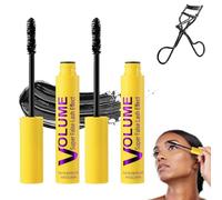 BBubble Mascara, A Prova Di Sbavature E Resistente All'acqua Per Lunghezza E Volume, Vegano E Senza Crudeltà, Migliora Il Look Naturale (2pcs)