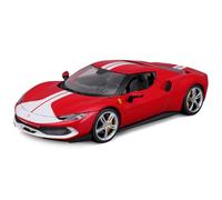 MODELLINO AUTO STATICO DIECAST FERRARI 296 GTB ASSETTO FIORANO 2022 ROSSO 1/18