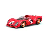 Ferrari 330 P4 #23 Daytona 1967 Rosso Modellino Auto 1:24 Bburago