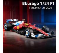Bburago 1:24 Ferrari SF25 F1 2025 Mini Auto Da Corsa In Metallo