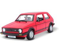 Die cast 1/24 Modellino Auto Volkswagen Golf MKI GTI Red 1979 by Burago