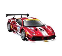Bburago - 1/24 KIT A Monter Ferrari Racing - 488 Challenge 2017 Kit Metallo Ferrari da Montare in scala 1/24, Casuale