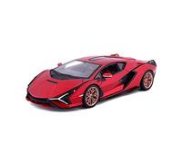 Lamborghini Sian Fkp 37 Rosso Modellino Auto 1:24 Burago