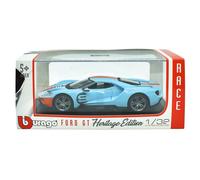 Bburago 1:32 Race 2019 Ford GT Heritage Edition BBBR41164GT