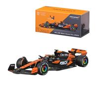 Bburago 1:43 2024 Gara McLaren MCL38 con Casco, Norris #4 - NUOVO