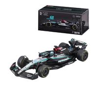 Bburago F1 Formula 1 MERCEDES AMG W15 (2024) CON CASCO - RUSSELL - Scala 1:43 - Modello di auto da corsa da collezione incredibilmente dettagliato