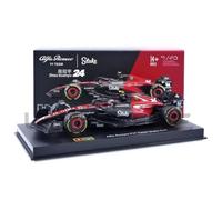Bburago 1/43 38086Z-24 Alfa-Romeo C43 - Season Car 2023 (G. Zhou) diecast modelcar