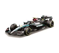 Bburago 1/43 F1 Mercedes AMG W15E - con Casco #Hamilton