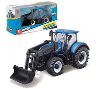 Bburago Trattore New 18-31632 Holland T7315 con Caricatore Frontale 10cm Bambini