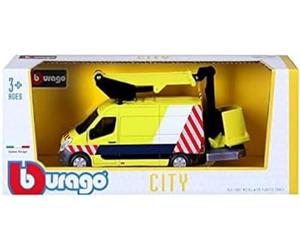 BBURAGO - 1/48 Collezione VEICOLI Intervento - Renault Master con Piattaforma - Assortimento 2 modelli - Nuovo 2022 - Auto in miniatura per bambini - Riproduzione su scala