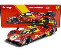 1/18 BURAGO - FERRARI - 499P 3.0L TURBO V6 TEAM FERRARI AF CORSE N 50 18-16303-5