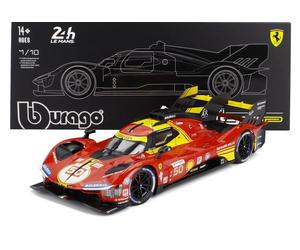 BBURAGO 16312-50 FERRARI 499P 3.0L WINNER LE MANS 2024 SCATOLA VETRINA 1/18