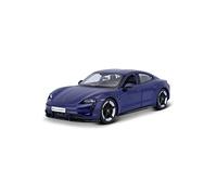 Modello in metallo Porsche Taycan Turbo S Blu in scala 1/24