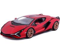 Bburago 18-21099 - Modellino Auto Lamborghini Sian FKP 37 ( Rosso, Scala 1:24 )