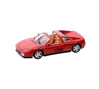 Bburago 18-26526 - Modellino Auto - Ferrari 348 TS ( Rosso, Scala 1:24 ) Cabrio