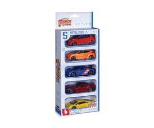 Bburago 18-30005 - Auto Street Fire 1:43, Pacco da 5, Modelli assortiti