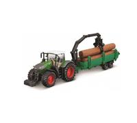 Bburago 18-31677 - Trattore - Fendt 1050 Vario Con Camion (10cm) Trek