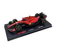 Bburago 18-36835S Modellino F1 Ferrari SF-23 #55 Sainz (Con Casco, Scala 1:43 )