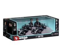 Bburago 18-38201 F1 Mercedes AMG W15E ´24 2er-Set 1:43 Automodello