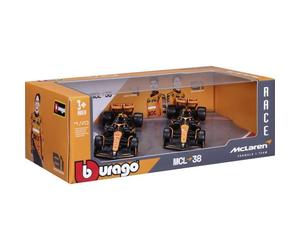 Bburago 18-38202 F1 McLaren MCL38 ´24 2er-Set 1:43 Automodello