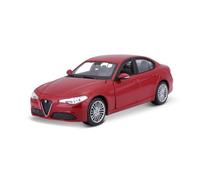 Bburago - Alfa Romeo Giulia, Auto Diecast in Scala 1:24, Rosso Met., Età 3+