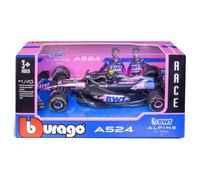Bburago Alpine A524 Gasly Auto Da Corsa F1 1:43 In Metallo Pressofuso 2024