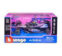 Bburago Alpine A524 Ocon Auto Da Corsa F1 1:43 In Metallo Diecast 2024