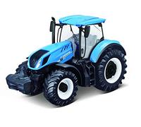 MODELLINO STATICO BURAGO VALTRA N174 TRATTORE FRONT LOADER 2017 BIANCO NERO 1/50
