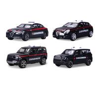 BBURAGO - Auto Carabinieri - Modellino Realistico Auto in Scala 1:43 (Scelta Casuale tra i Modelli Disponibili), Licenza Ufficiale Arma dei Carabinieri, Età consigliata 3+ Anni