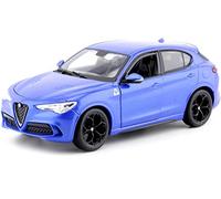 2017 Alfa Romeo Stelvio Azul Metalizado 1:24 Bburago 21086