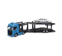 Camion Multicar Carrier Scania 770S con Porsche Macan in blu