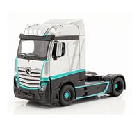 Bburago B18-32202 Street Fire HAULERS Custom CABS Die-Cast Truck-MB ACTROS GIGASPACE-1:43 - Modello giocattolo Colelctible in scala 1:43, disegni e colori assortiti