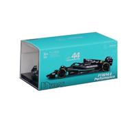 Bburago B18-38081H Mercedes Hamilton 2023 F1 Auto con casco, Nero, 1:43