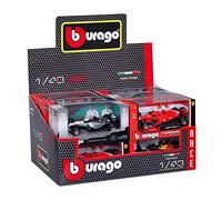 Bburago B18-60019 1:43 F1 - Assortimento auto Hamilton, Verstappen e Leclerc