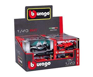 Bburago B18-60019 1:43 F1 - Assortimento auto Hamilton, Verstappen e Leclerc