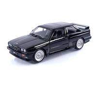 MODELLINO AUTO STATICO BURAGO BMW 3 SERIE M3 E30 1988 NERO MODELLISMO 1/24