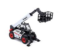 Bburago- 1:50 Bobcat T40.180SLP TELEHANDLER W/Piattaforma Uomo, Design e Colori Assortiti, Medium, B18-32088