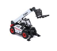 Bburago Bobcat TELEHANDLER in pressofusione con forca per pallet funzionante, re