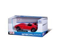 Maisto 1/25 Scale Model Van 31900 - Volkswagen Van Samba - Cream Red